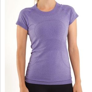 Lululemon Swiftly Tech SS Purple Top